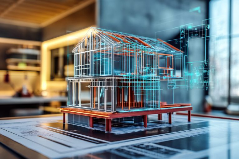 3d-architectural-rendering-house-blueprint-with-digital-construction-planning-engineering-des